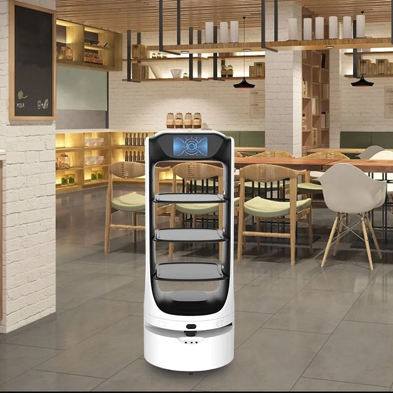 Devido à epidemia, há uma escassez global de mão-de-obra, e os robôs tornaram...