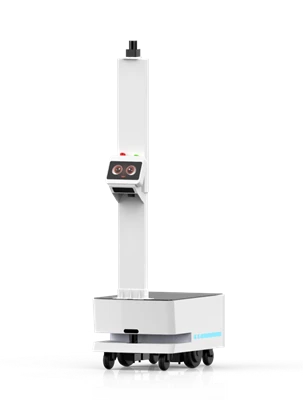 Quais são as vantagens dos robôs de entrega de fábrica com laser duplo?